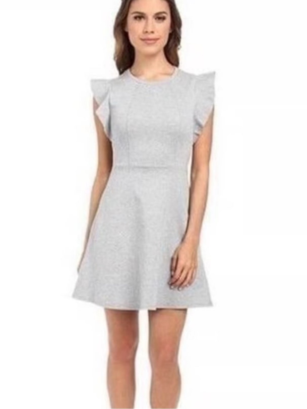 BCBGeneration Gray Skater Dress